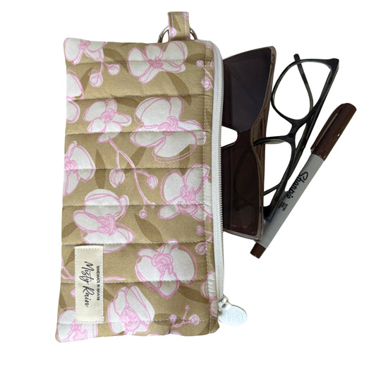 Orchid Phone Clutch