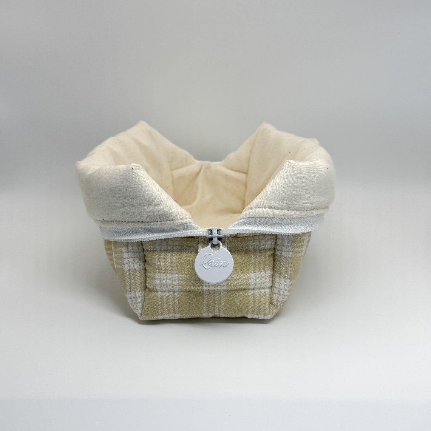 Sage Palaka Print Pouch - Small