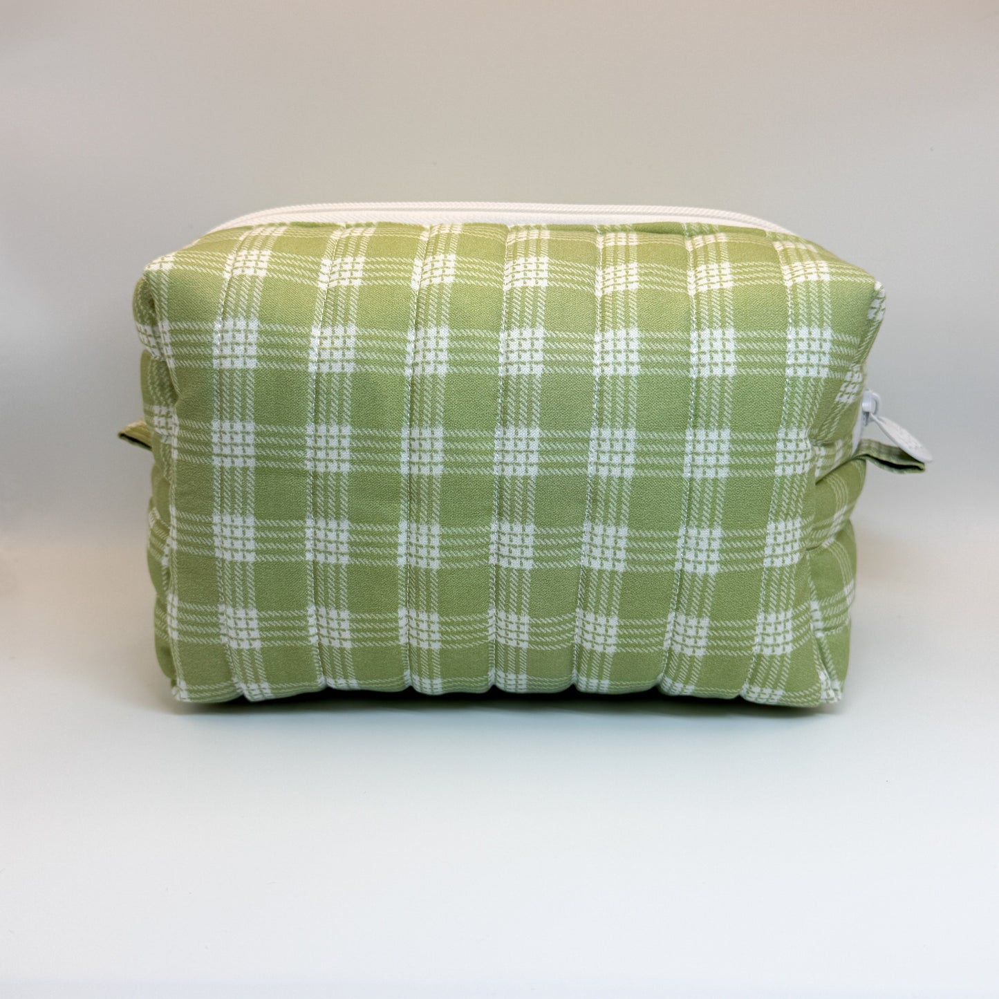 Sage Palaka Print Pouch - Large