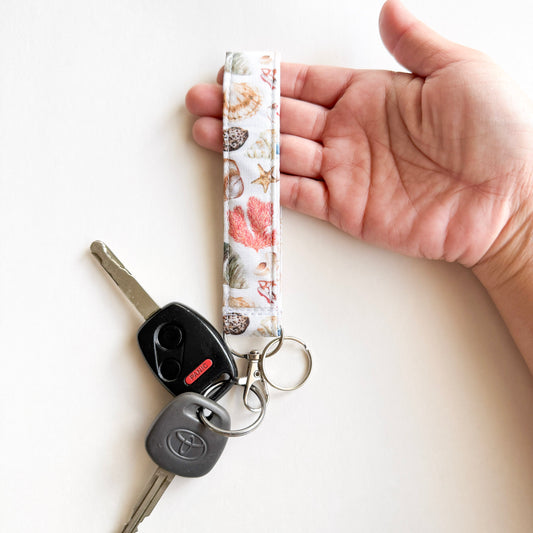 Classic Seashells Wristlet