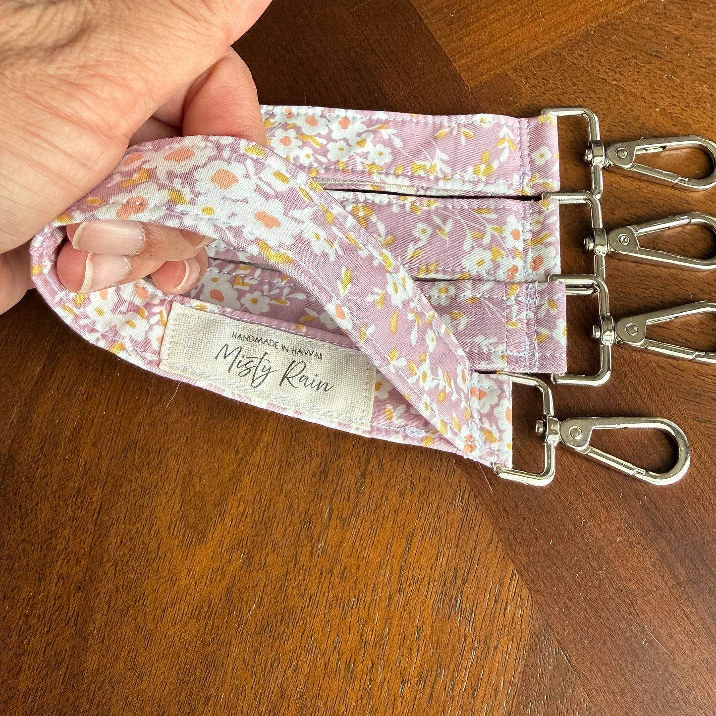 Lavender Blooms Wristlet