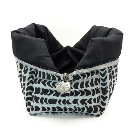 Black Hebrew Pouch - Large