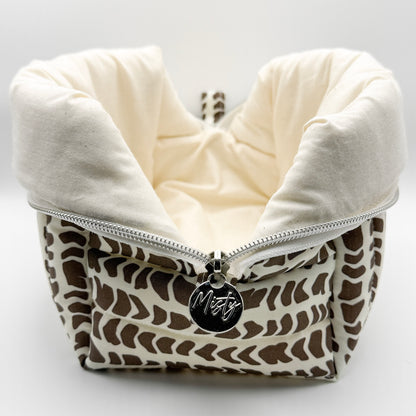 Brown Hebrew Pouch - Large