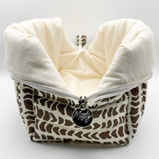 Brown Hebrew Pouch - Large