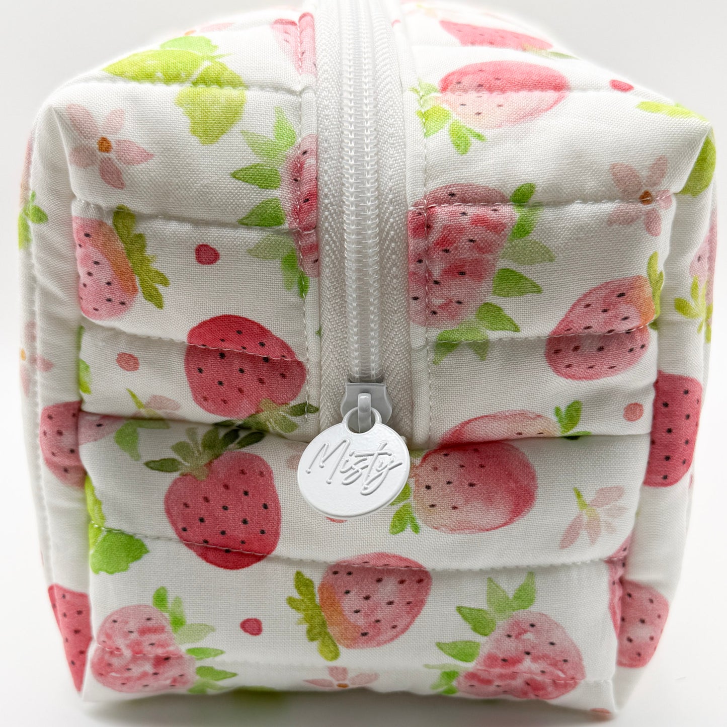 White Strawberry Fields Pouch - Large