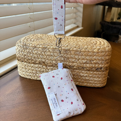 Tiny Strawberries Wallet & Wristlet
