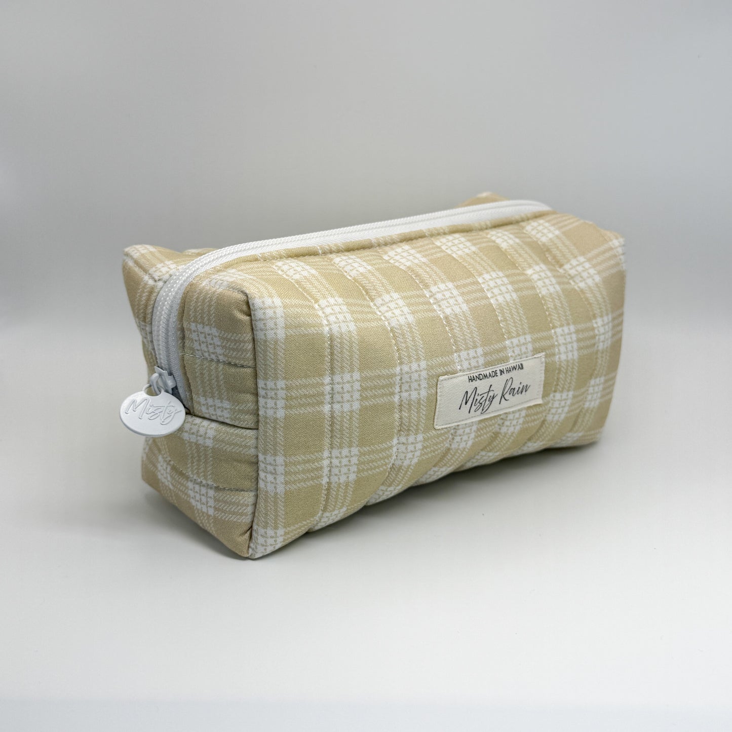 Sage Palaka Print Pouch - Small