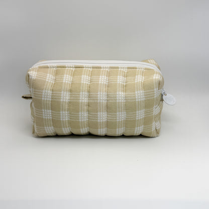 Sage Palaka Print Pouch - Small