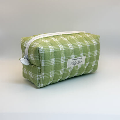 Sage Palaka Print Pouch - Small