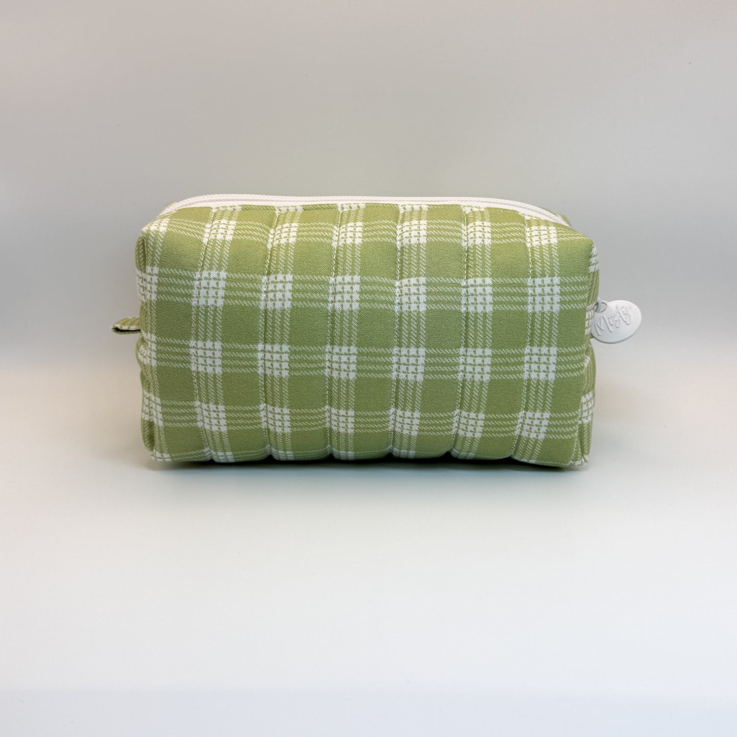 Sage Palaka Print Pouch - Small