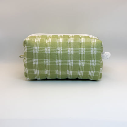 Sage Palaka Print Pouch - Small