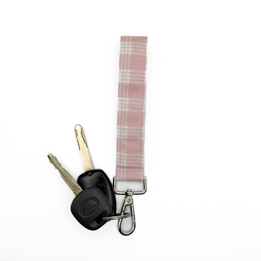 Light Pink Palaka Print Wristlet