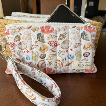 Seashells Phone Clutch