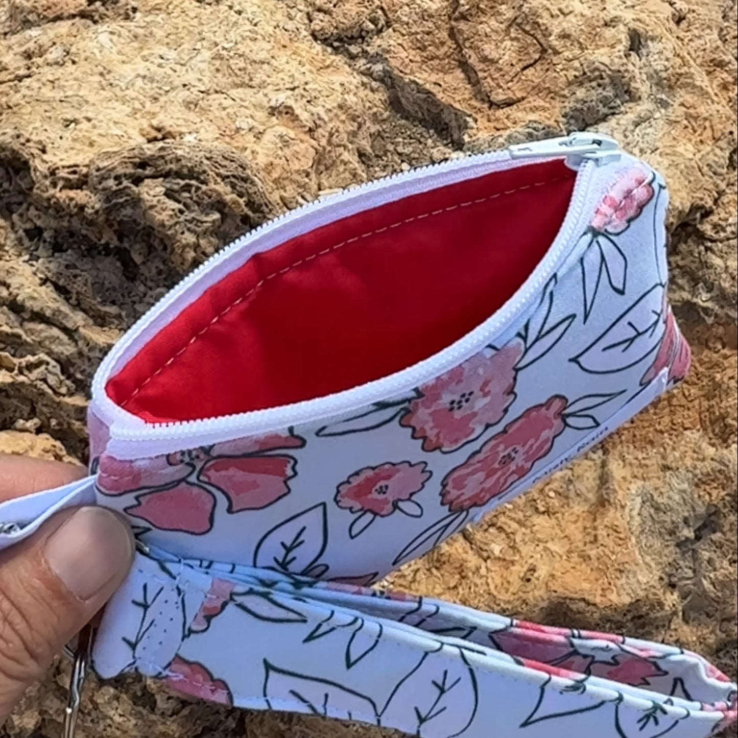 Pink Hibiscus Wallet & Wristlet