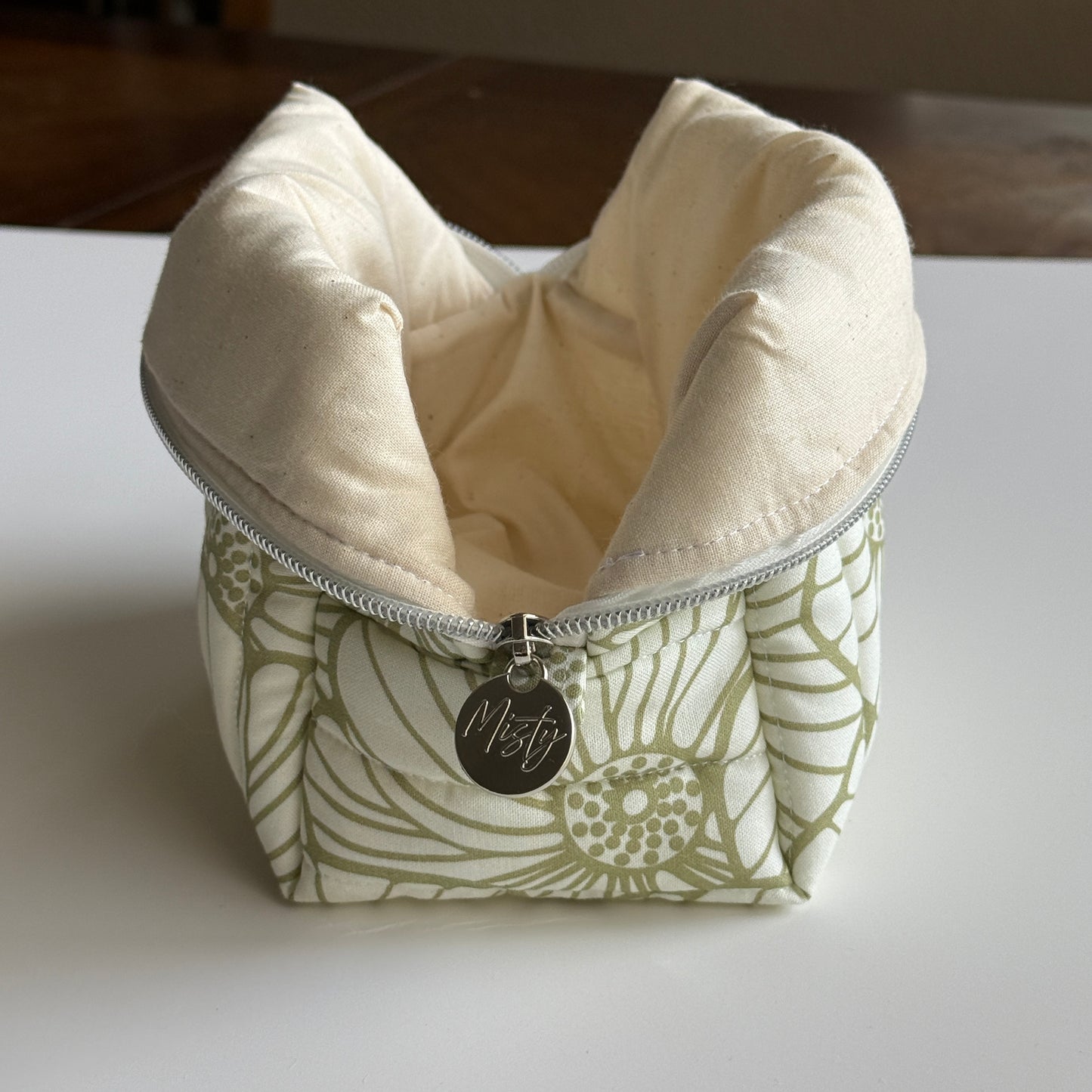 Pua Kala Pistachio Pouch - Square
