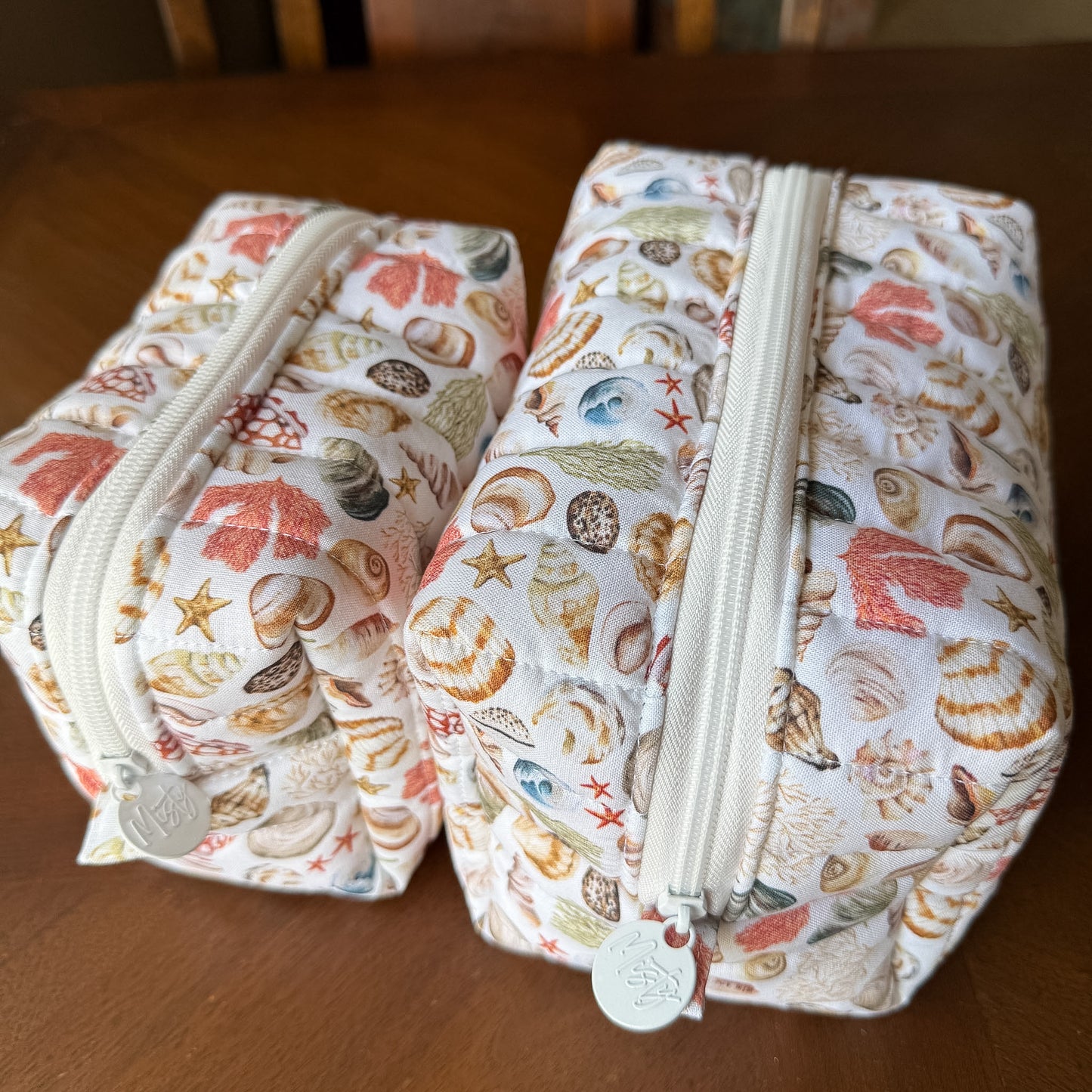 PRE-ORDER Seashells Pouch - Square