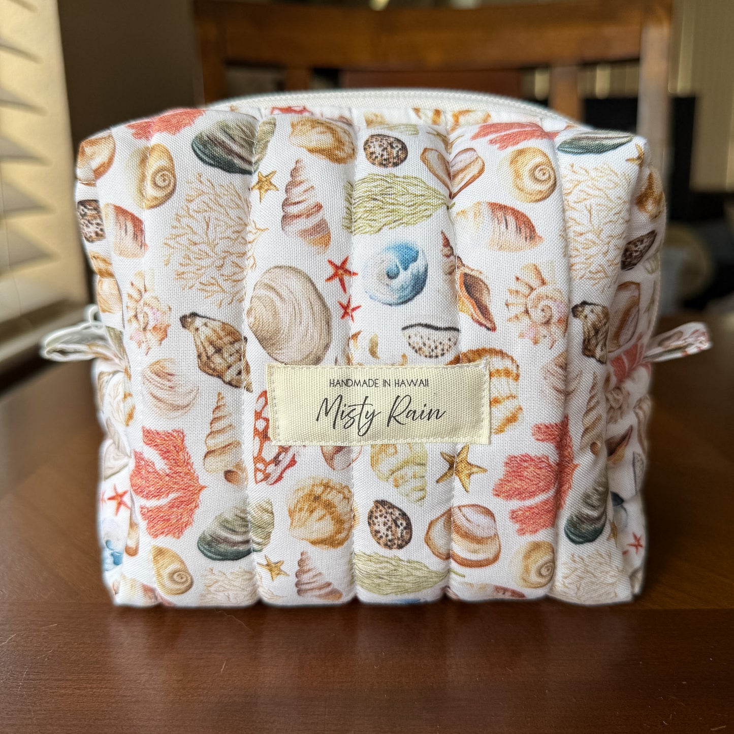 PRE-ORDER Seashells Pouch - Square