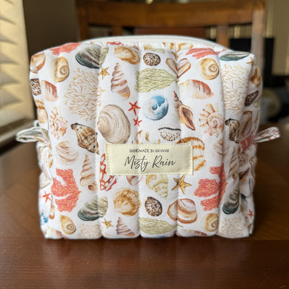 PRE-ORDER Seashells Pouch - Square