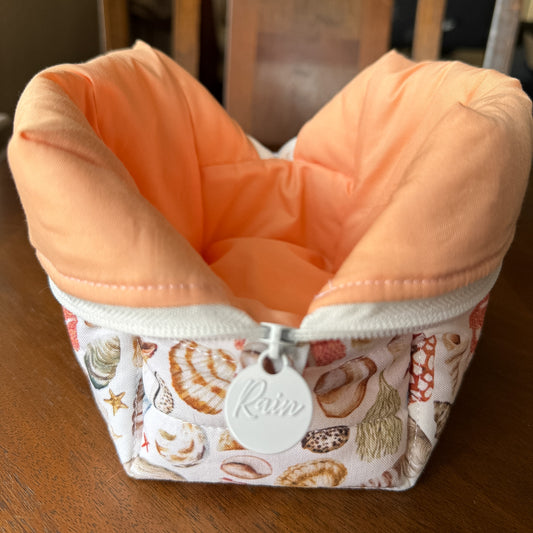 PRE-ORDER Seashells Pouch - Square