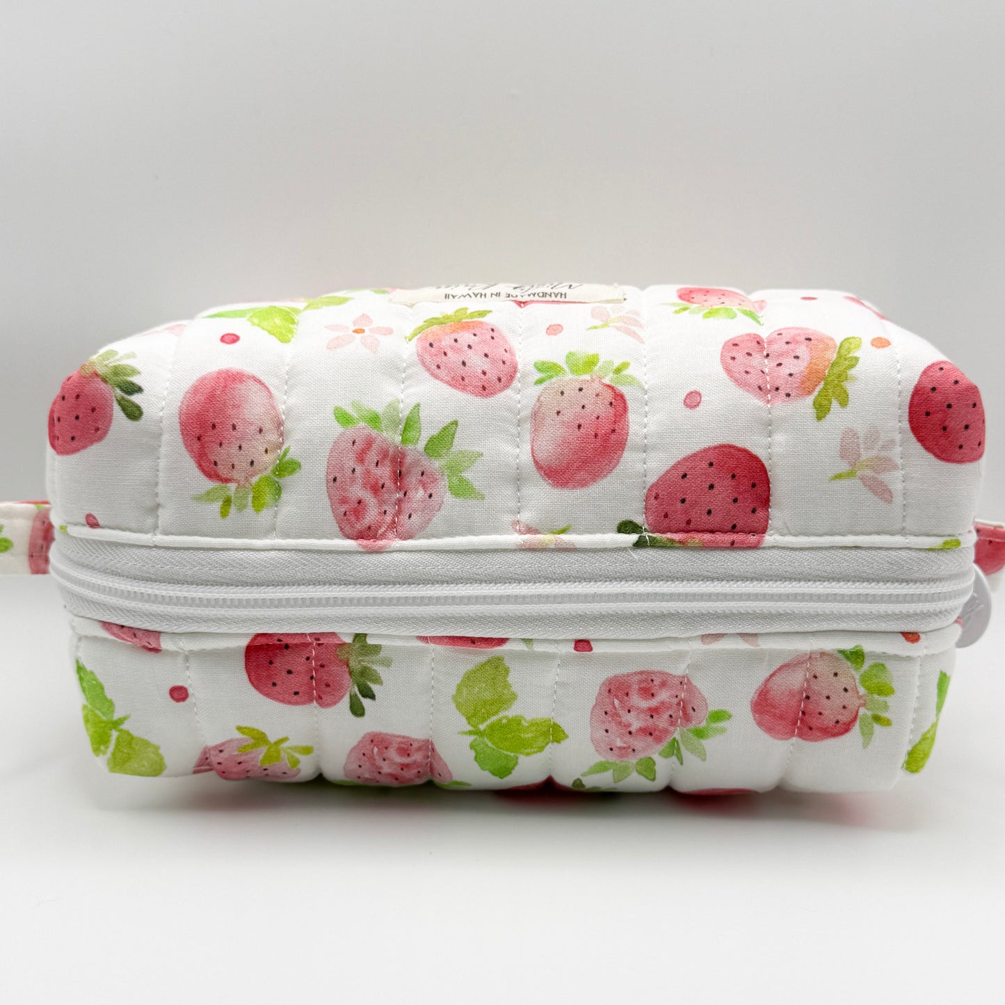 White Strawberry Fields Pouch - Small