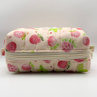 Pink Strawberry Fields Pouch - Small