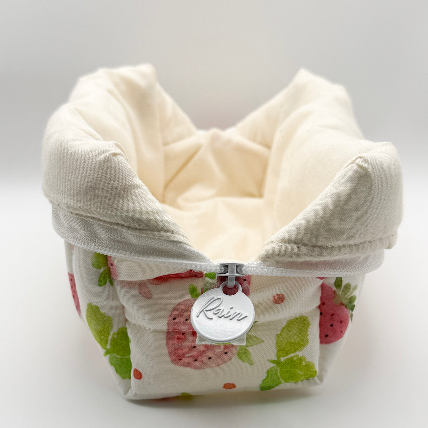 White Strawberry Fields Pouch - Small