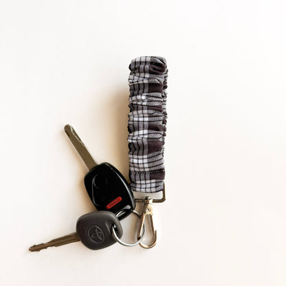 Black Palaka (Woven) Scrunchie Wristlet