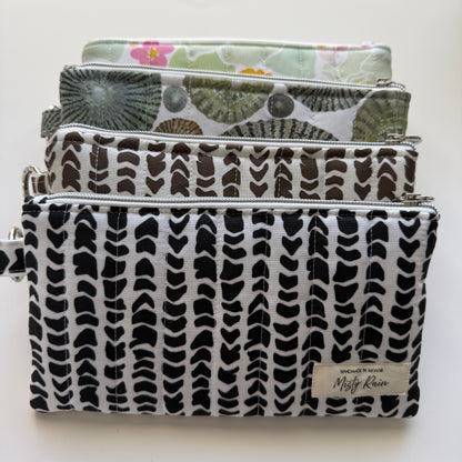 Black Hebrew Phone Clutch