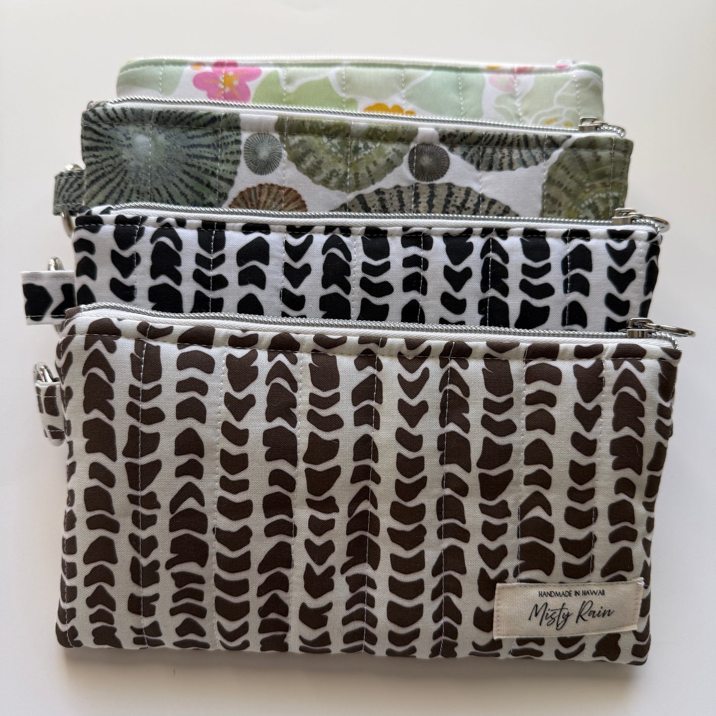 Brown Hebrew Phone Clutch
