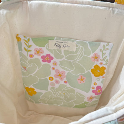 PRE-ORDER Midi Tote Bag - Gardenia