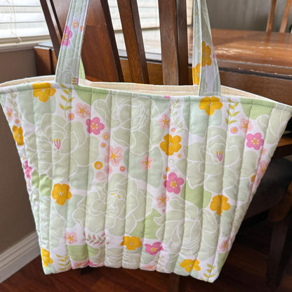 PRE-ORDER Midi Tote Bag - Gardenia