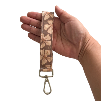 Hibiscus Mocha Wristlet