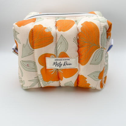 Orange Hibiscus Pouch