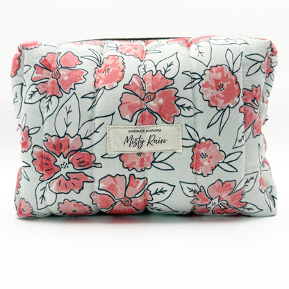 Pink Hibiscus Pouch