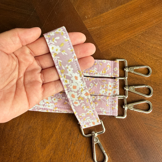 Lavender Blooms Pouch and Wristlet Bundle