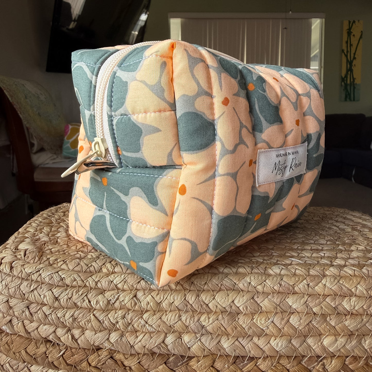 Retro Camo Blooms Pouch
