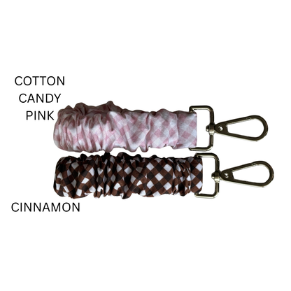 Gingham Scrunchie Wristlet